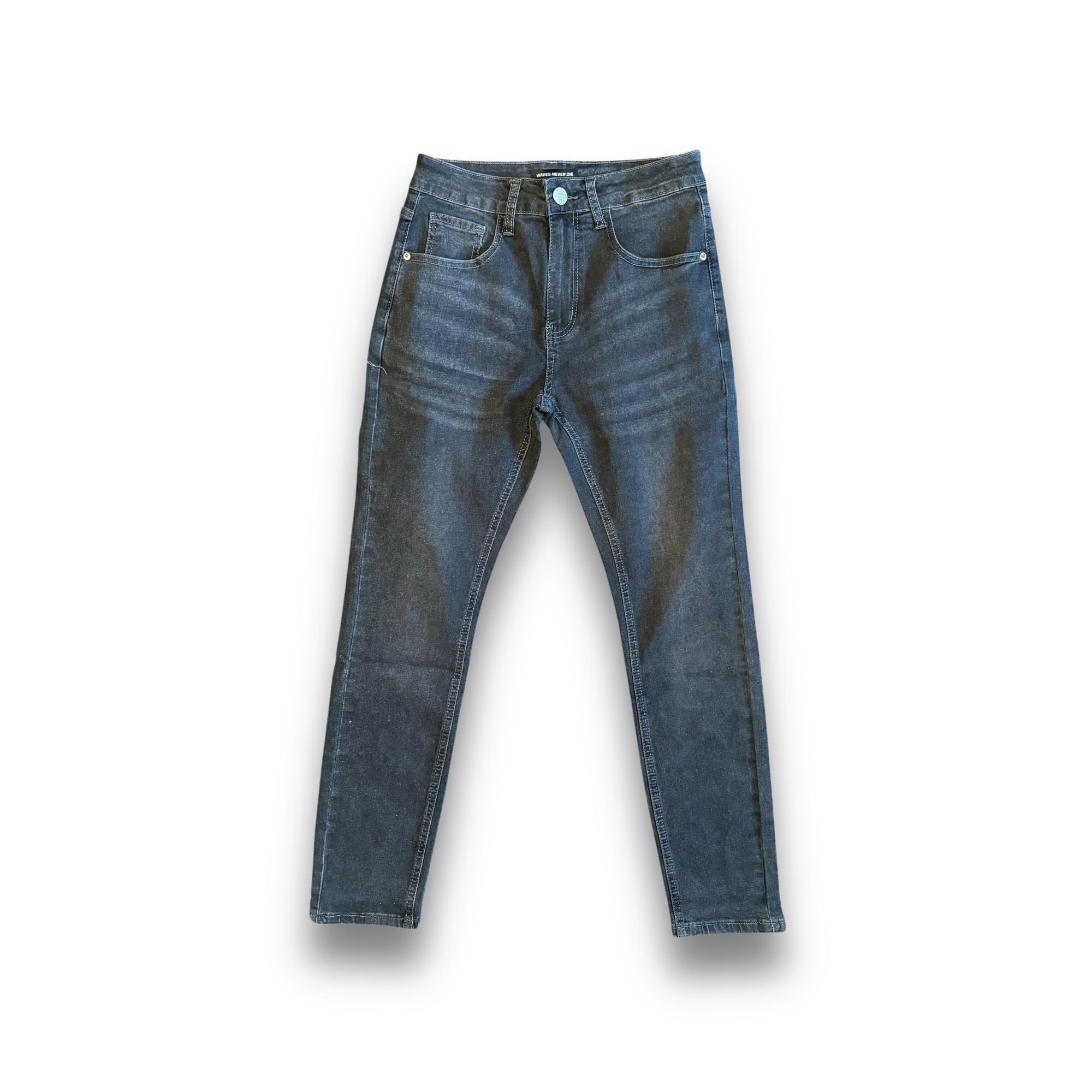 Washed Black Denim