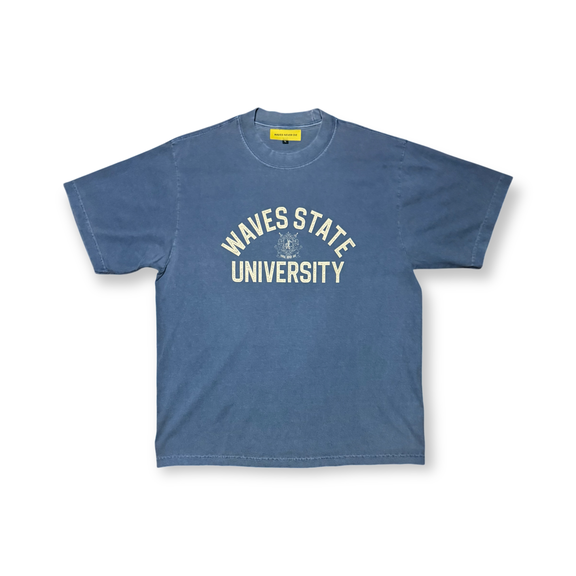 WSU Washed Blue Tee