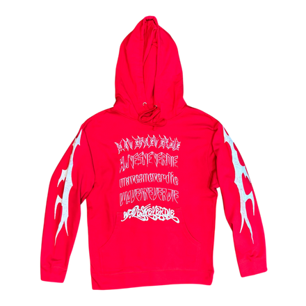 Metal Hoodie Red