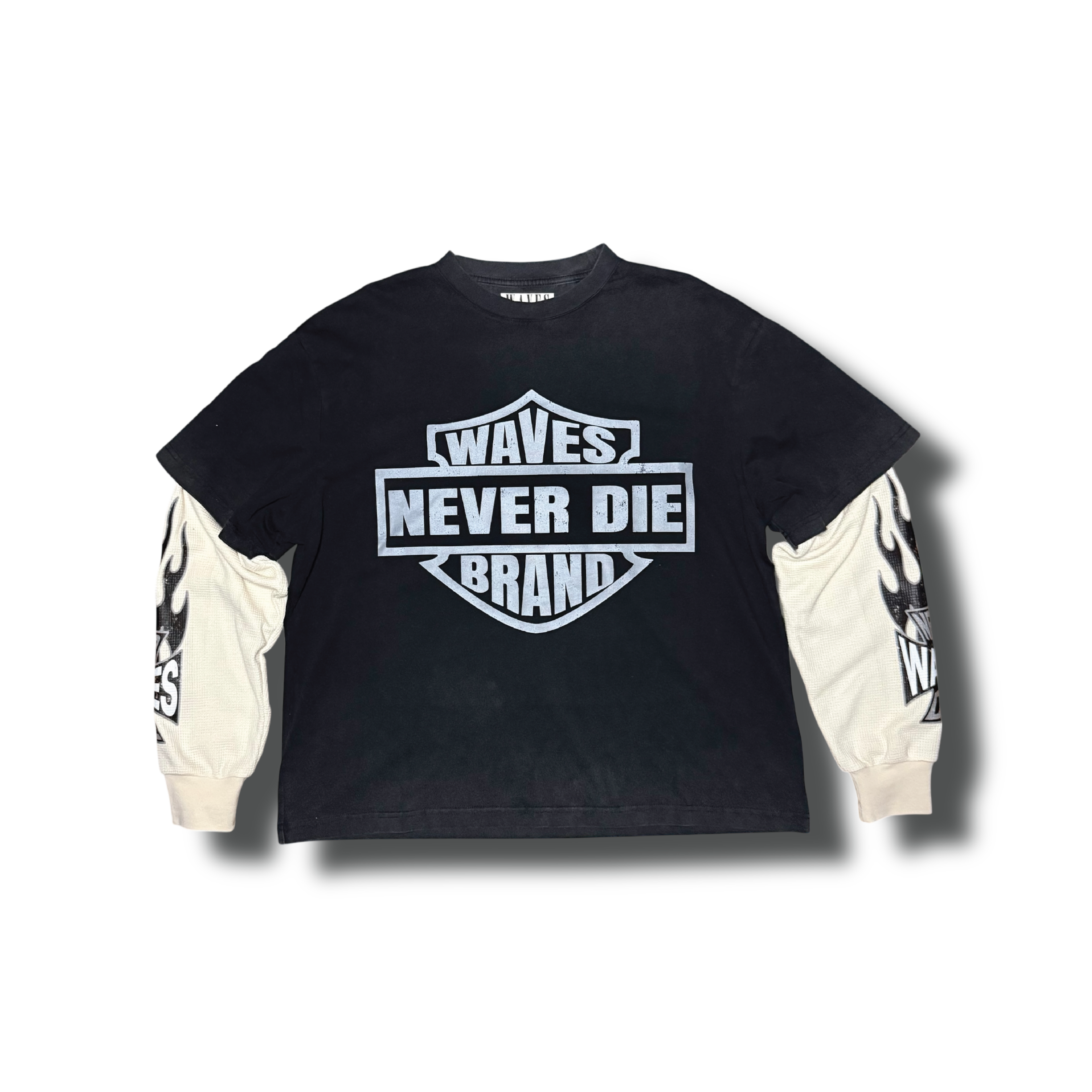 Washed Skater Tee Black