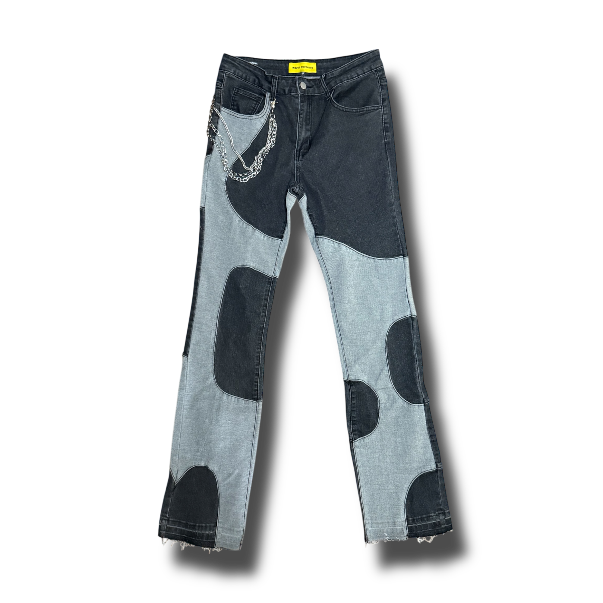 Wave Washed Denim Black