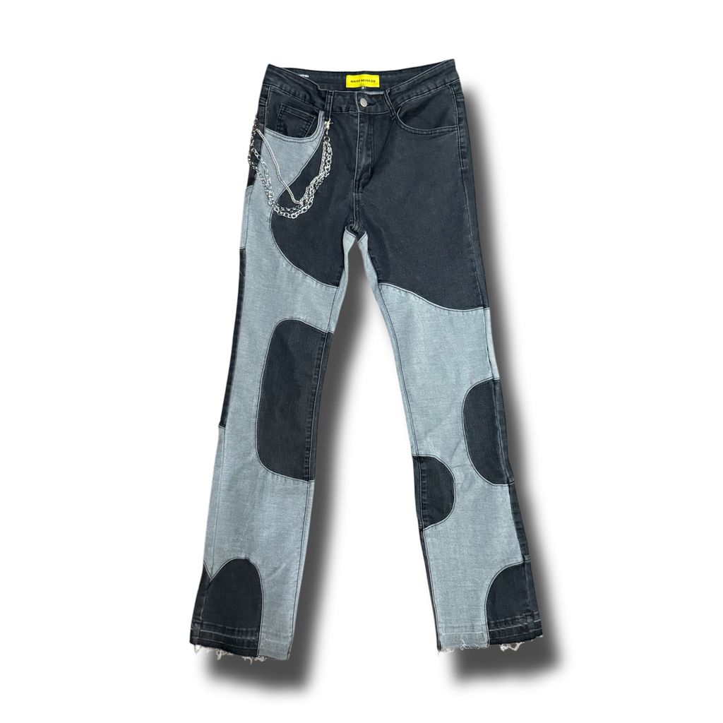Wave Washed Denim Black