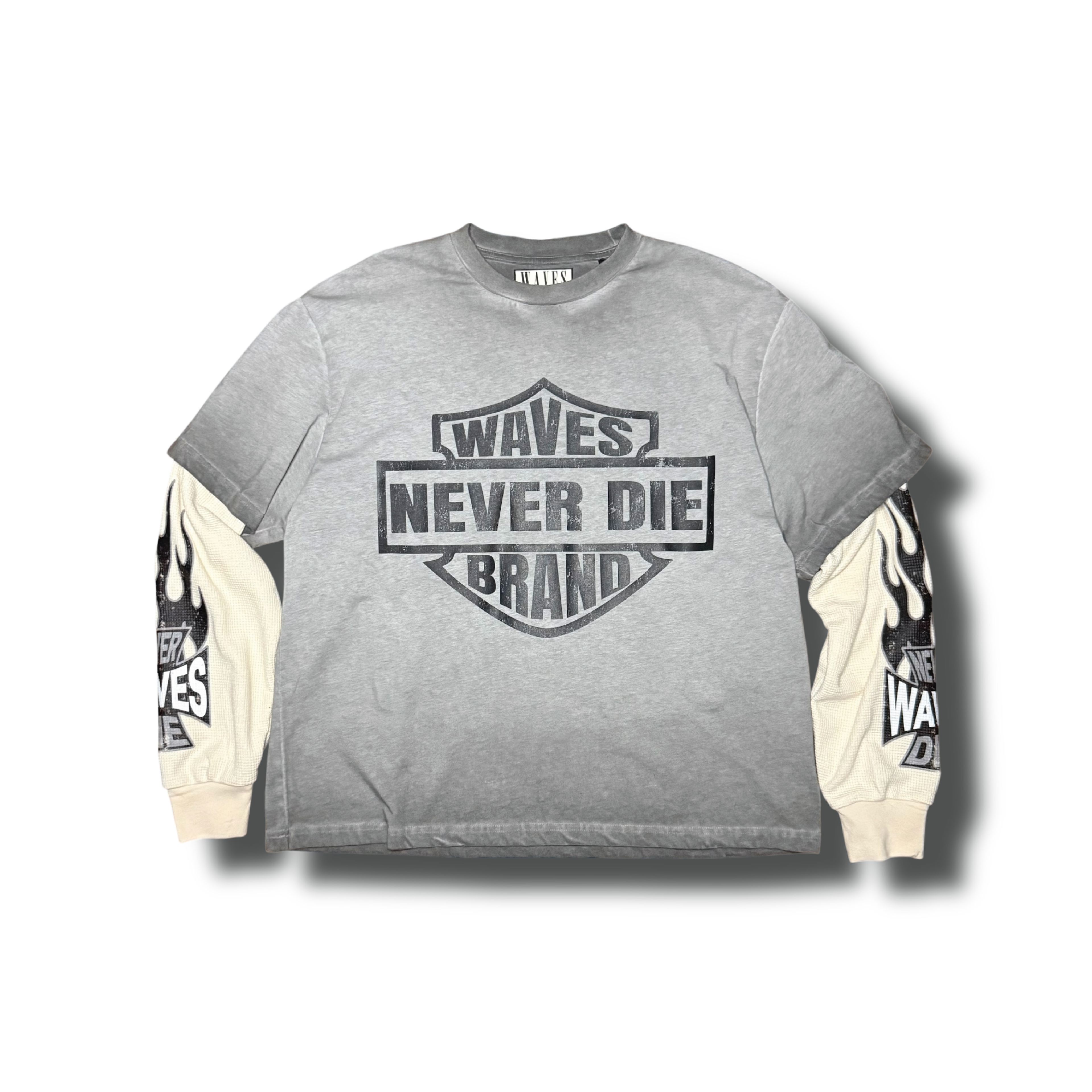 Washed Skater Tee Grey