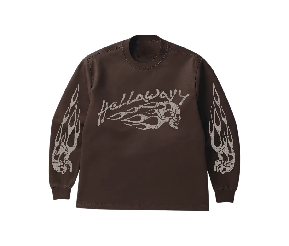 Hellawavy Mocha L/S Tee