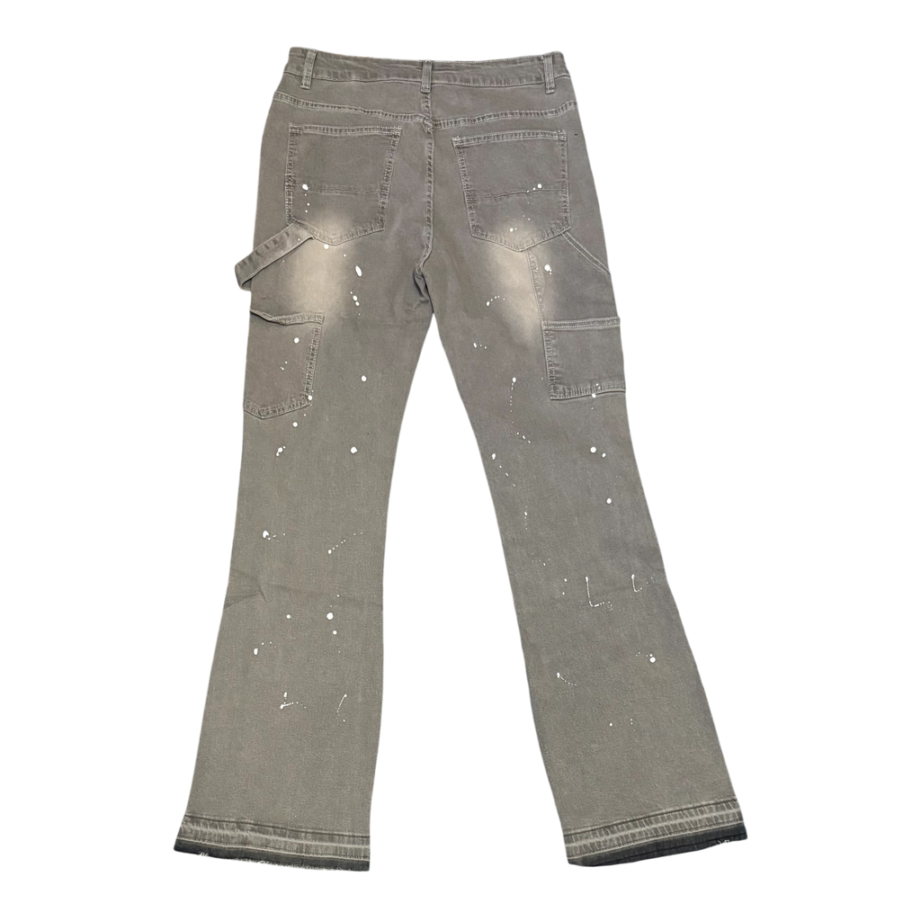 Distressed Utility Jeans