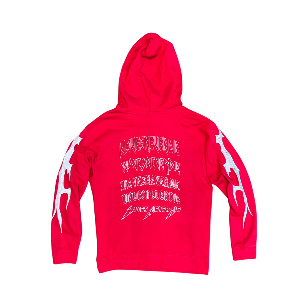 Metal Hoodie Red