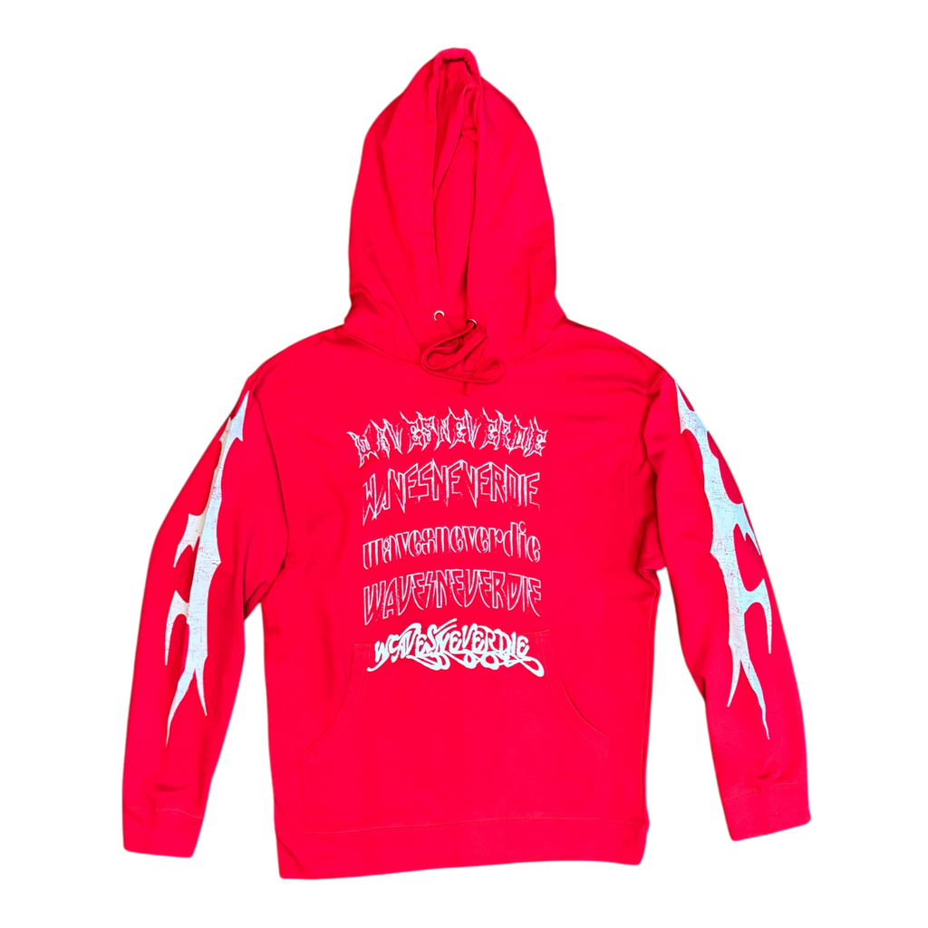 Metal Hoodie Red