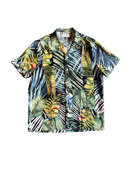 Waves Tropical Palm Vacation Shirt