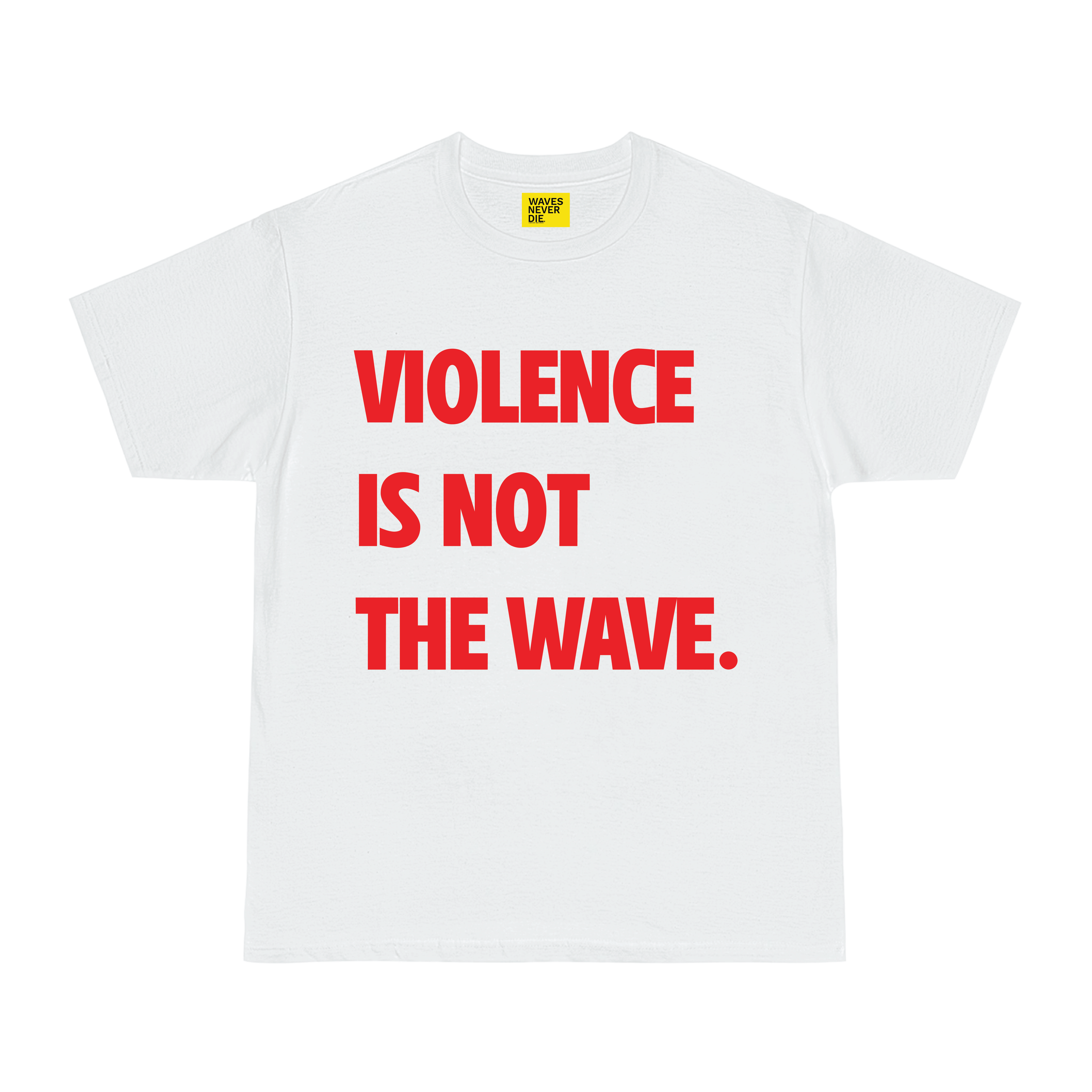 Not the Wave Tee White